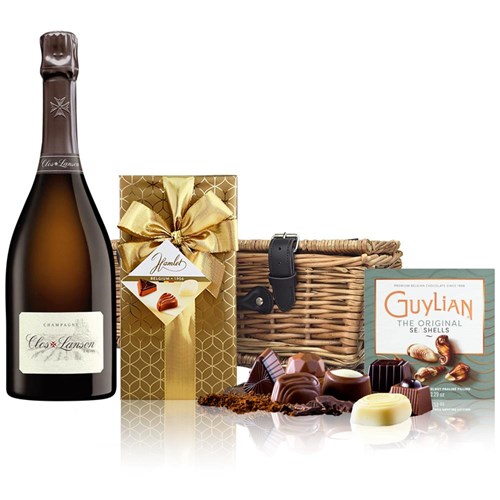 Le Clos Lanson 2006 Brut Vintage Champagne 75cl And Chocolates Hamper